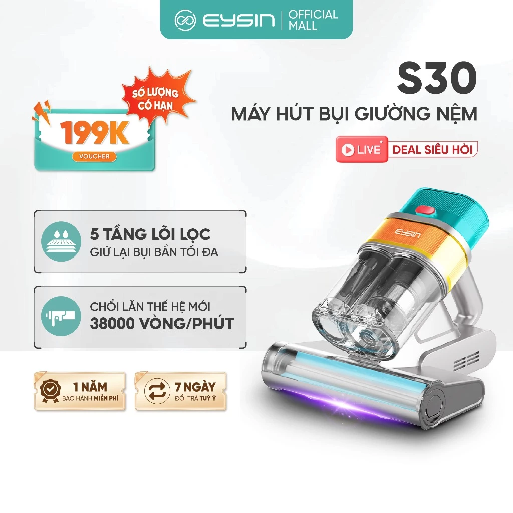 Máy Hút Bụi Giường Nệm EYSIN