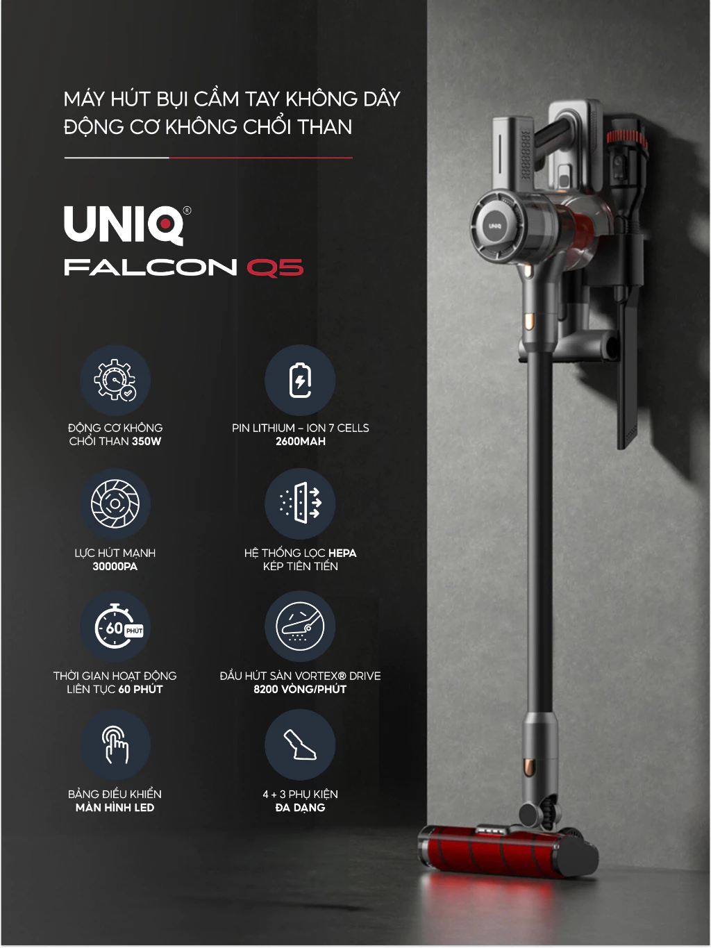 Máy Hút Bụi Không Dây UNIQ